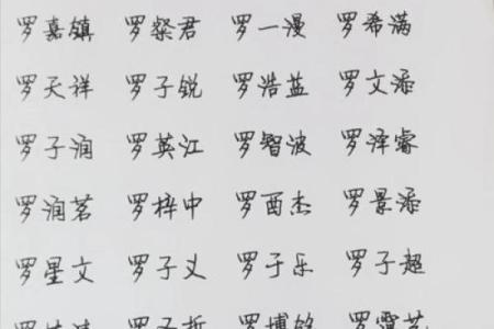 罗姓女孩名字大全-罗姓女孩起名字大全-罗姓名字大全姓名