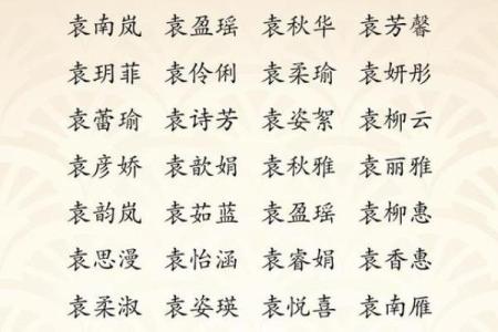 袁姓女孩名字大全-袁姓女孩起名字大全-袁姓名字大全姓名