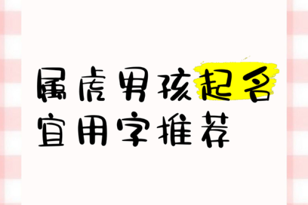 早上7点出生的属虎男孩怎么起名，适合什么字姓名