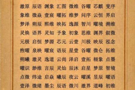 有创意的名字-姓名学-华易算命网姓名