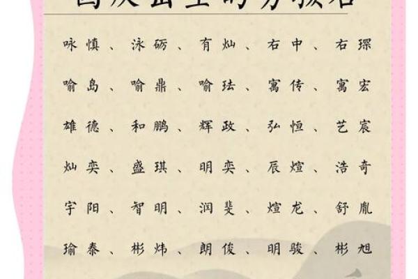 2019年6月23号寅时出生的男孩要怎么起名字姓名